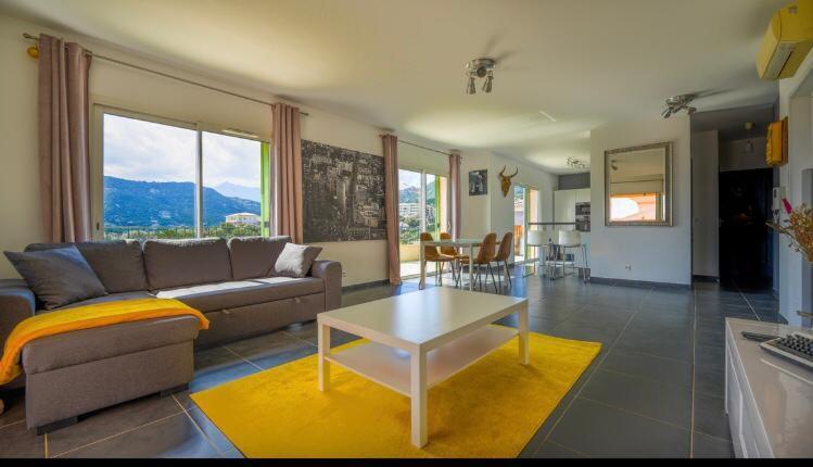Chez Pasqua ! Appartement Spacieux Avec Terrasse 2 Chambres 6 Couchages En Rooftop LʼÎle-Rousse المظهر الخارجي الصورة